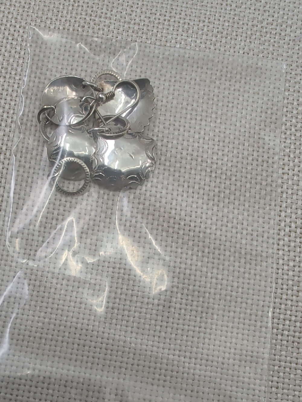 Handmade Sterling Silver Seashell Dangle Earrings Florida Keys Artisan - Picture 17 of 17
